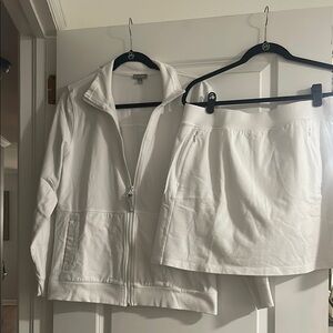 Talbots White Athletic Shorts for Active Comfort